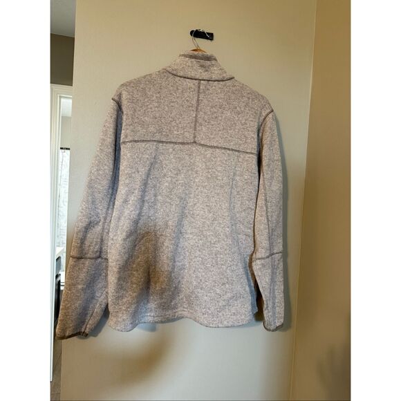 Avalanche Men's L Brighton Full Zip Sweater Jacket Heather Gray Outdoor Gorpcore - Picture 6 of 8